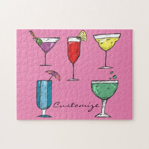 Cocktail Drink Assortment Thunder_Cove Jigsaw Puzzle