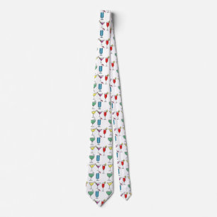 Cocktail Drink Assortment Thunder_Cove Neck Tie