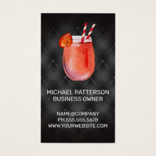 Cocktail Drink Icon   Black Upholstered