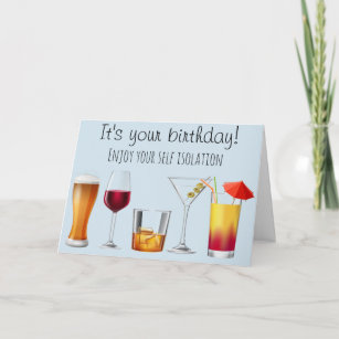 Cocktail Drink Birthday Cards Zazzle