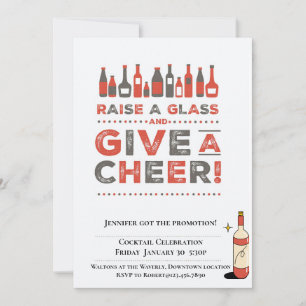 cocktail event invitation christmas