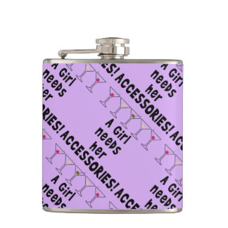 COCKTAIL FLASK - A GIRL NEEDS HER ACCESSORIES