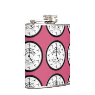 COCKTAIL FLASK - ALWAYS MARTINI TIME SOMEWHERE
