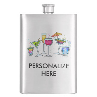COCKTAIL FLASK - COCKTAIL GLASSES