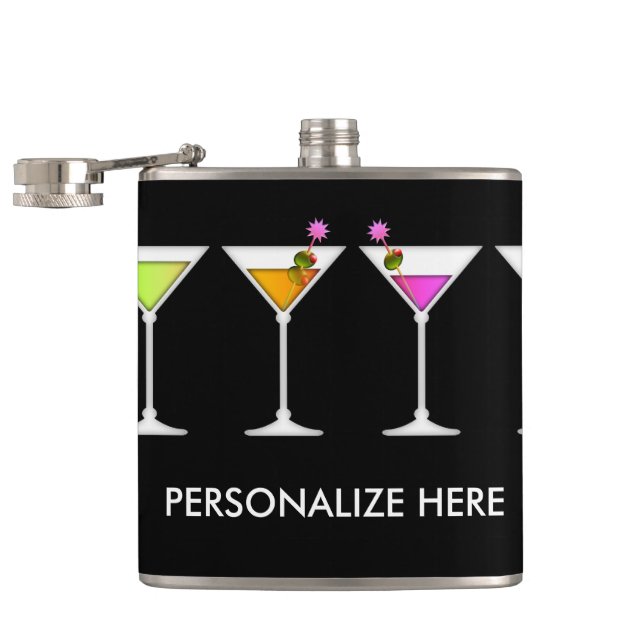 COCKTAIL FLASK - DISAPPEARING MARTINIS (Opened)