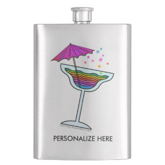 COCKTAIL FLASK - MARGARITA GLASS