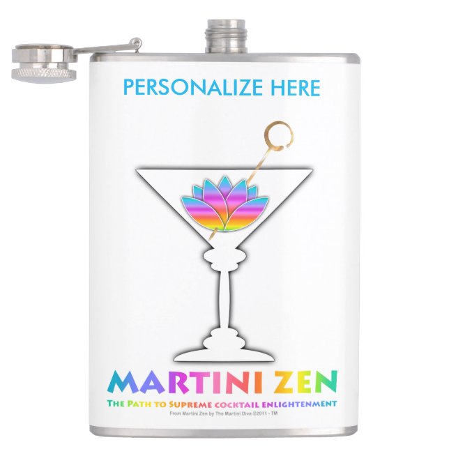 COCKTAIL FLASK - MARTINI ZEN (Opened)