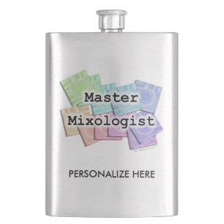 COCKTAIL FLASK - MASTER MIXOLOGIST - BARTENDER