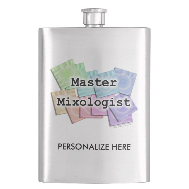 COCKTAIL FLASK - MASTER MIXOLOGIST - BARTENDER (Front)