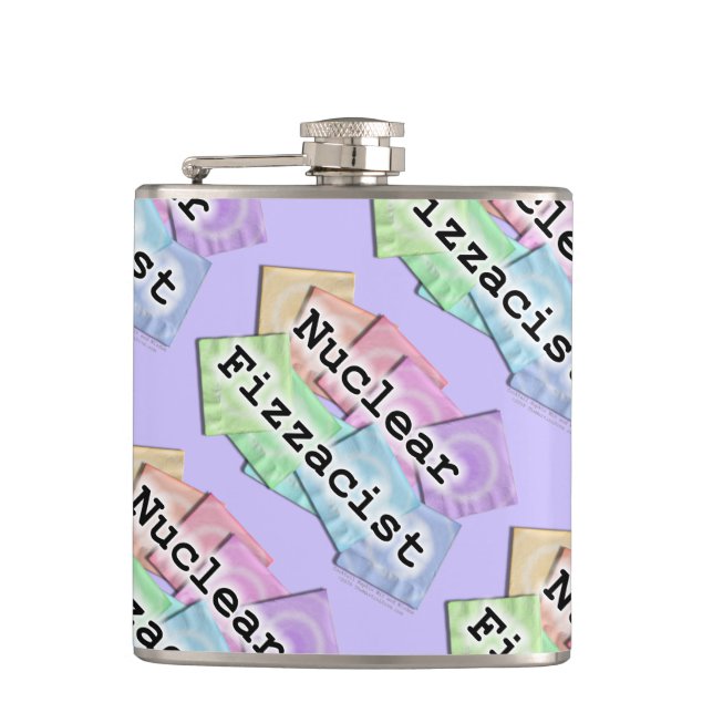 COCKTAIL FLASK - NUCLEAR FIZZACIST (Bartenders!) (Front)