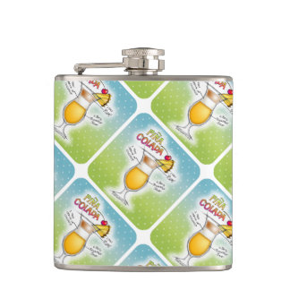 COCKTAIL FLASK - PINA COLADA RECIPE COCKTAIL ART