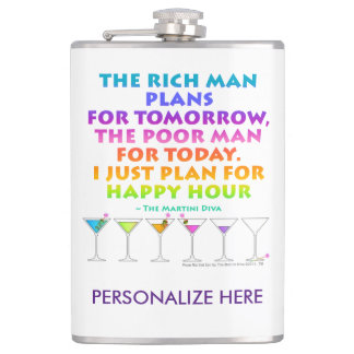 COCKTAIL FLASK - PLAN FOR HAPPY HOUR