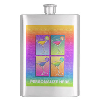 COCKTAIL FLASK - POP ART MARGARITAS