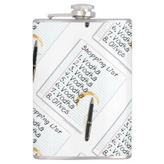 COCKTAIL FLASK - VODKA SHOPPING LIST