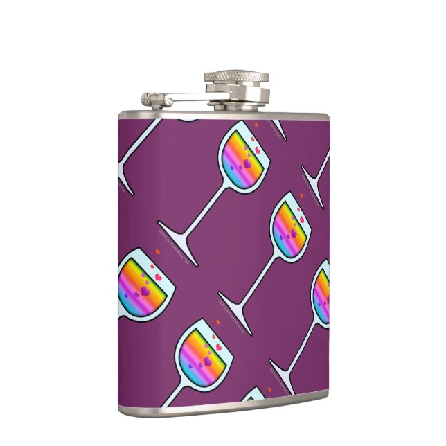 COCKTAIL FLASK - WINE GLASS (Right)
