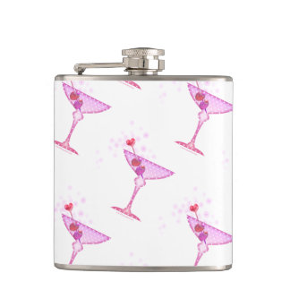 COCKTAIL FLASKS - PINK MARTINI