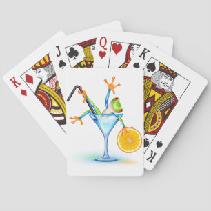 Cocktail Frog Poker Cards