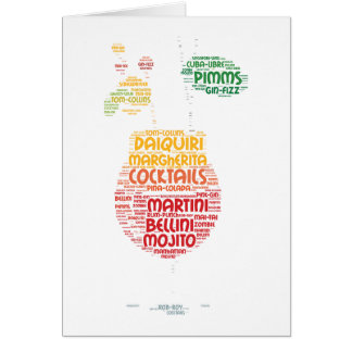 cocktail glass cards