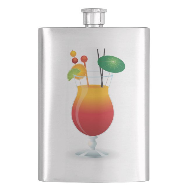 COCKTAIL GLASS FLASK (Front)