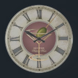 Cocktail Glass Happy Hour Wall Clock<br><div class="desc">Make every hour "happy hour" with this original design martini glass wall clock; it even comes with a huge olive! Add a touch of fun to a wall,  would look great in any bar area.</div>