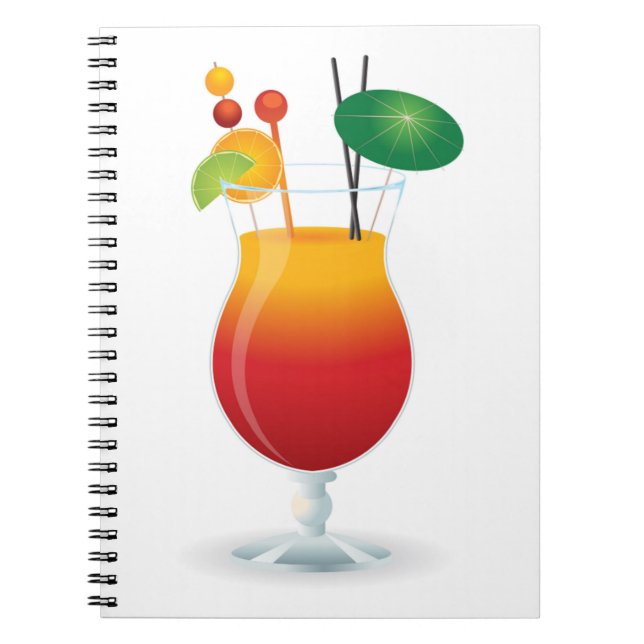 COCKTAIL GLASS NOTEBOOK (Front)