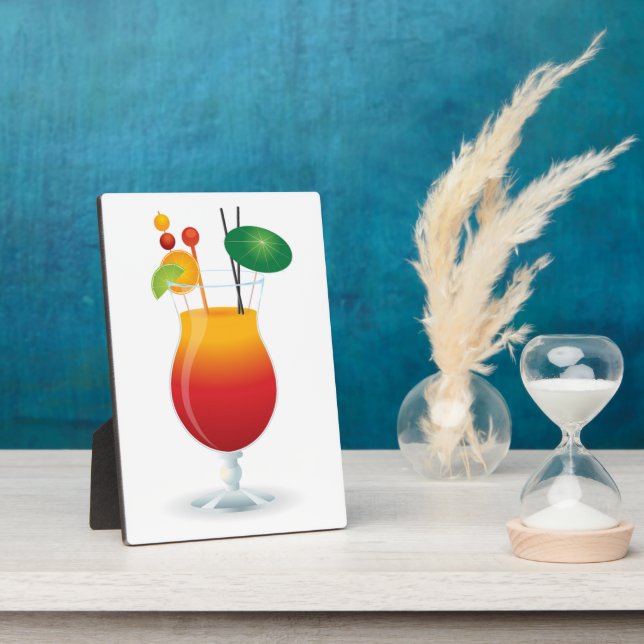 COCKTAIL GLASS PLAQUE (Side)