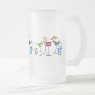 COCKTAIL GLASSES FROSTED MUGS