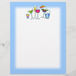 COCKTAIL GLASSES LETTERHEAD