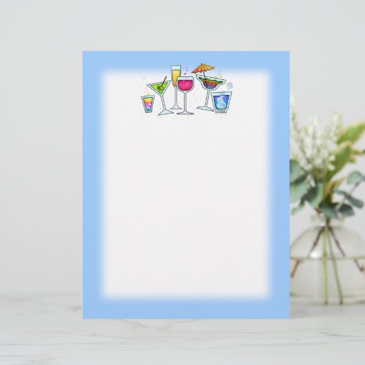 COCKTAIL GLASSES LETTERHEAD (Standing Front)