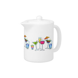 COCKTAIL GLASSES TEAPOT - MINI-PITCHER