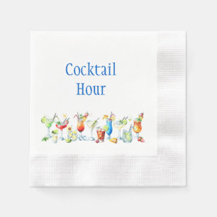 Cocktail Hour Cocktail Napkins