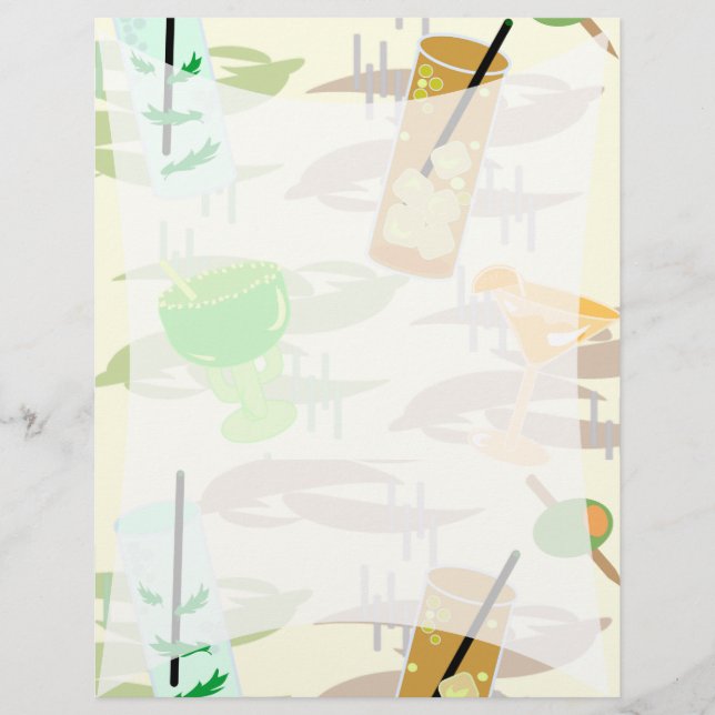 Cocktail Hour Stationary Flyer (Front)