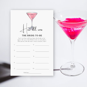 Cocktail How old was the bride to be game