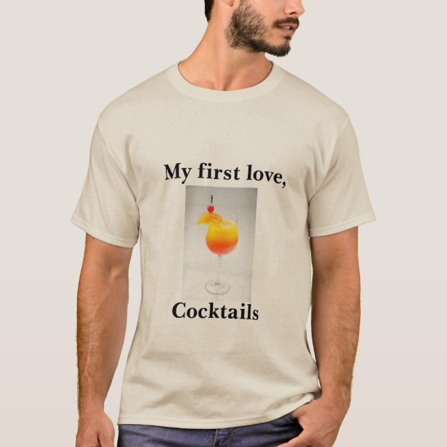 Cocktail Humor T-shirt (Front)