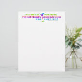 Cocktail Letterhead - How Long to Happy Hour (Standing Front)