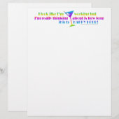 Cocktail Letterhead - How Long to Happy Hour (Front/Back)