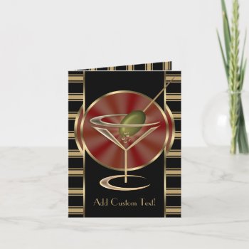 Cocktail Lounge Card by LaBoutiqueEclectique at Zazzle