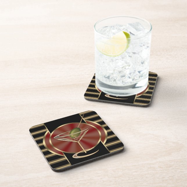 Cocktail Lounge Coaster Set (6) (Right Side)