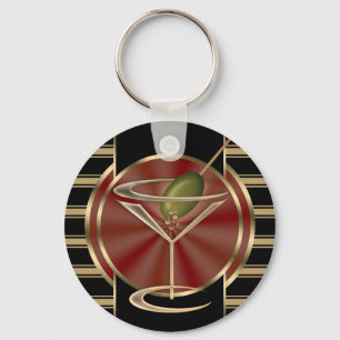 Cocktail Lounge Keychain