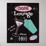Cocktail Lounge Poster at Zazzle