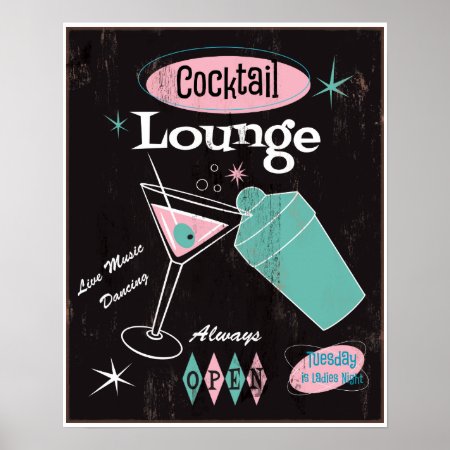 Cocktail Lounge Poster