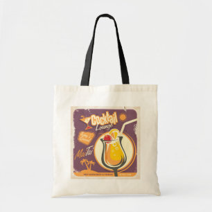 Cocktail Lounge Poster Tote Bag