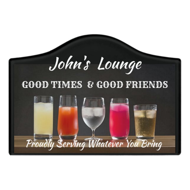 Cocktail Lounge Sign (Small Crest Front)