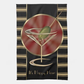 Cocktail Lounge Towel by LaBoutiqueEclectique at Zazzle