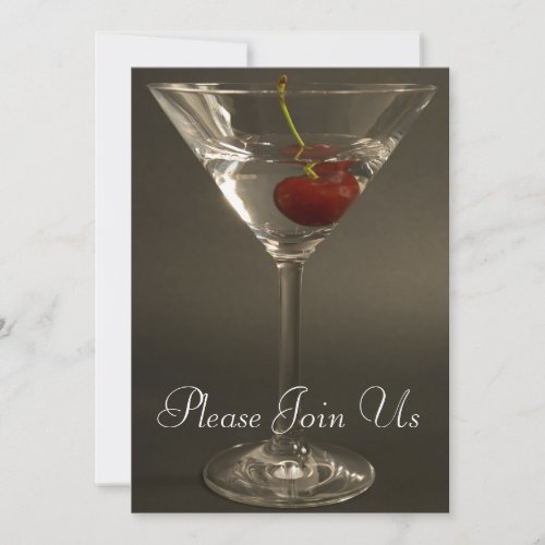 Cocktail Martini Party Invitation