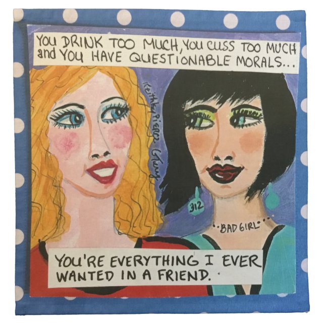 Cocktail napkins (Front)