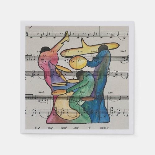 Cocktail Napkins for Music Lovers