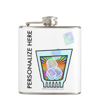 COCKTAIL - OLD FASHIONED - ROCKS GLASS HIP FLASK