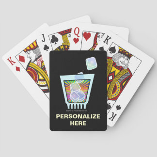 COCKTAIL - OLD FASHIONED - ROCKS GLASS POKER CARDS