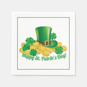 Cocktail Paper Napkins-St. Patrick's Day Napkins